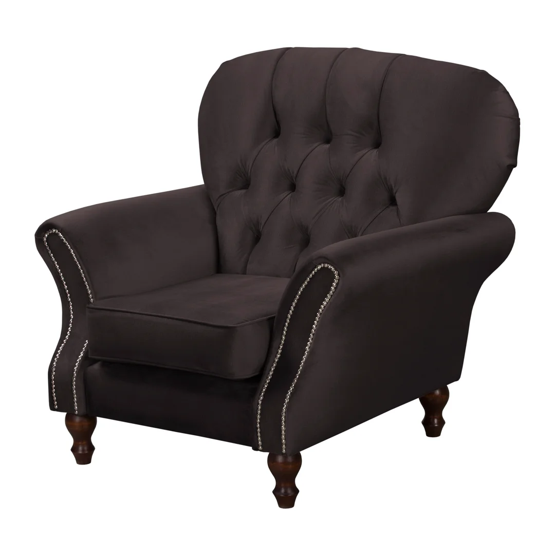 Fotel pikowany Chesterfield BOGOTA — Monolith 95