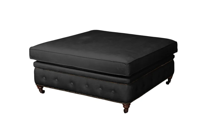 Puf pikowany glamour 100x100 VINCENT — Amore 22