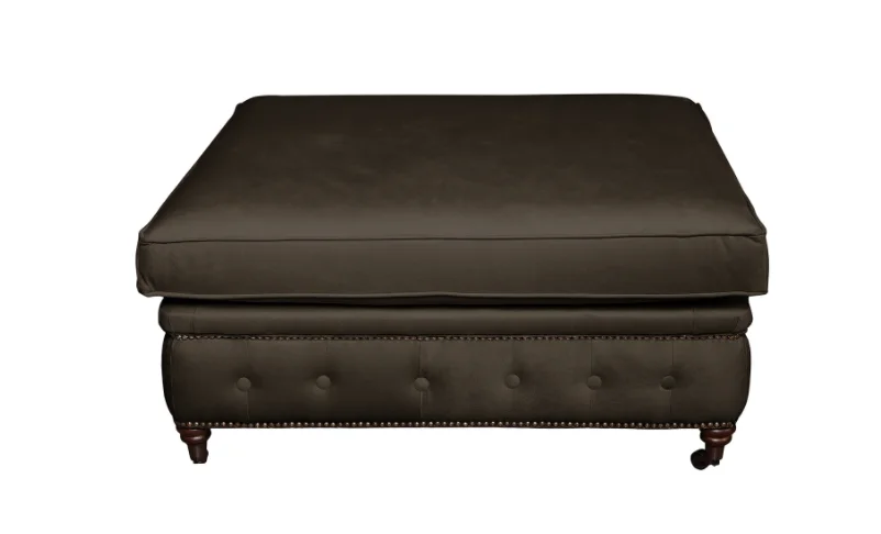 Puf pikowany glamour 100x100 VINCENT — Amore 84