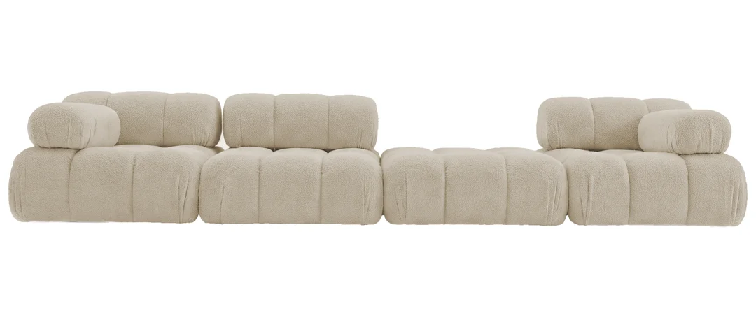 Sofa modułowa Manzoni pięcioosobowa z elastyczną konfiguracją 380x96 — Quelle 06