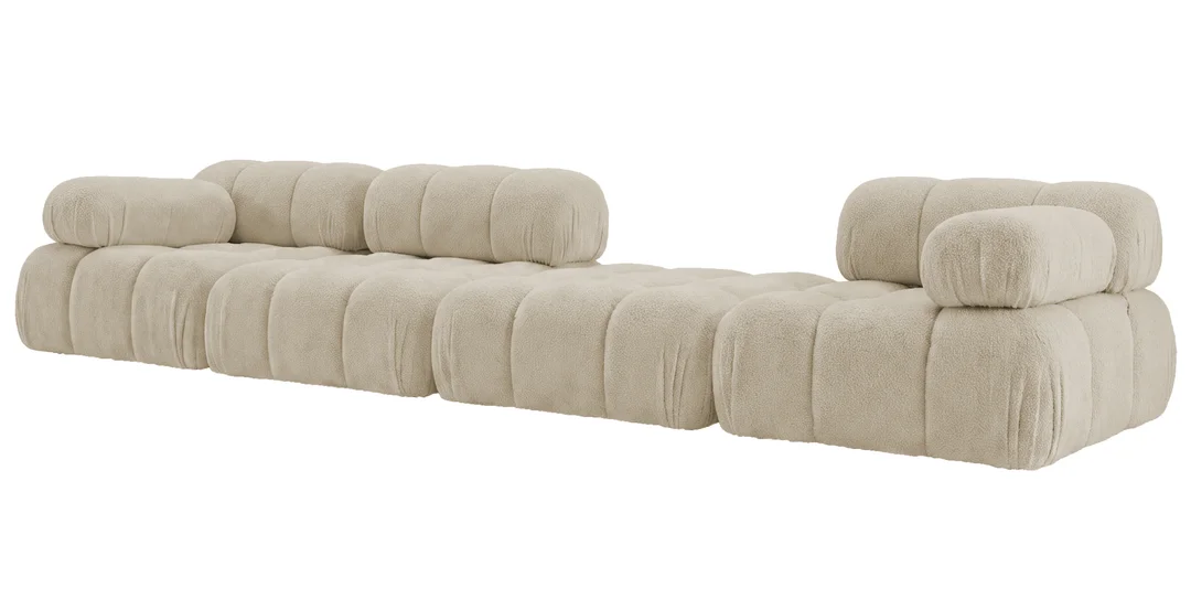Sofa modułowa Manzoni pięcioosobowa z elastyczną konfiguracją 380x96 — Quelle 06