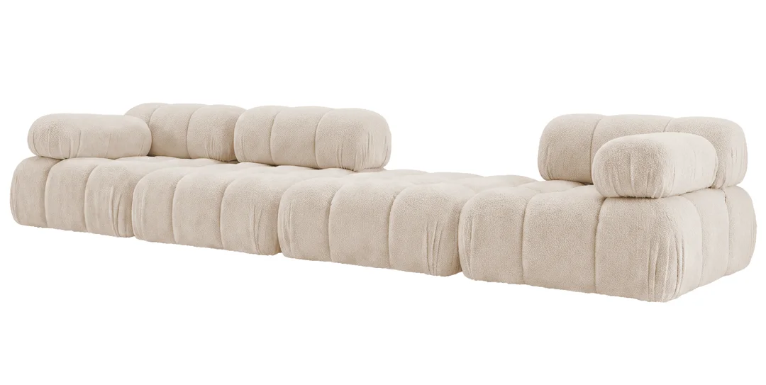 Sofa modułowa Manzoni pięcioosobowa z elastyczną konfiguracją 380x96 — Quelle 03