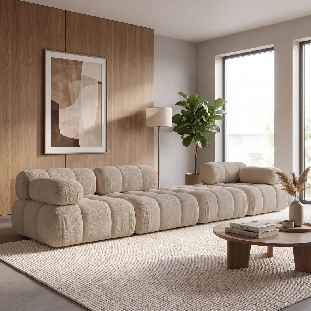 Sofa modułowa Manzoni pięcioosobowa z elastyczną konfiguracją 380x96 — Quelle 06