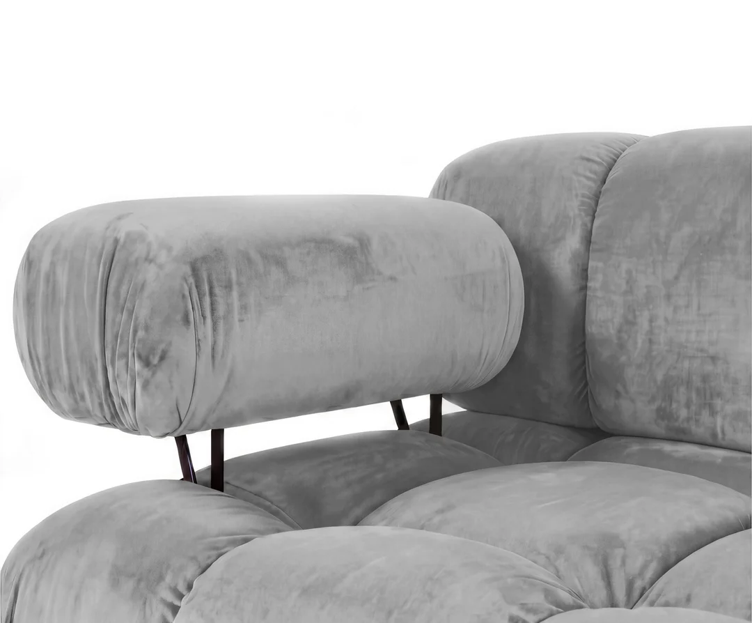 Sofa modułowa Manzoni pięcioosobowa z elastyczną konfiguracją 380x96 — Magic Velvet 2218