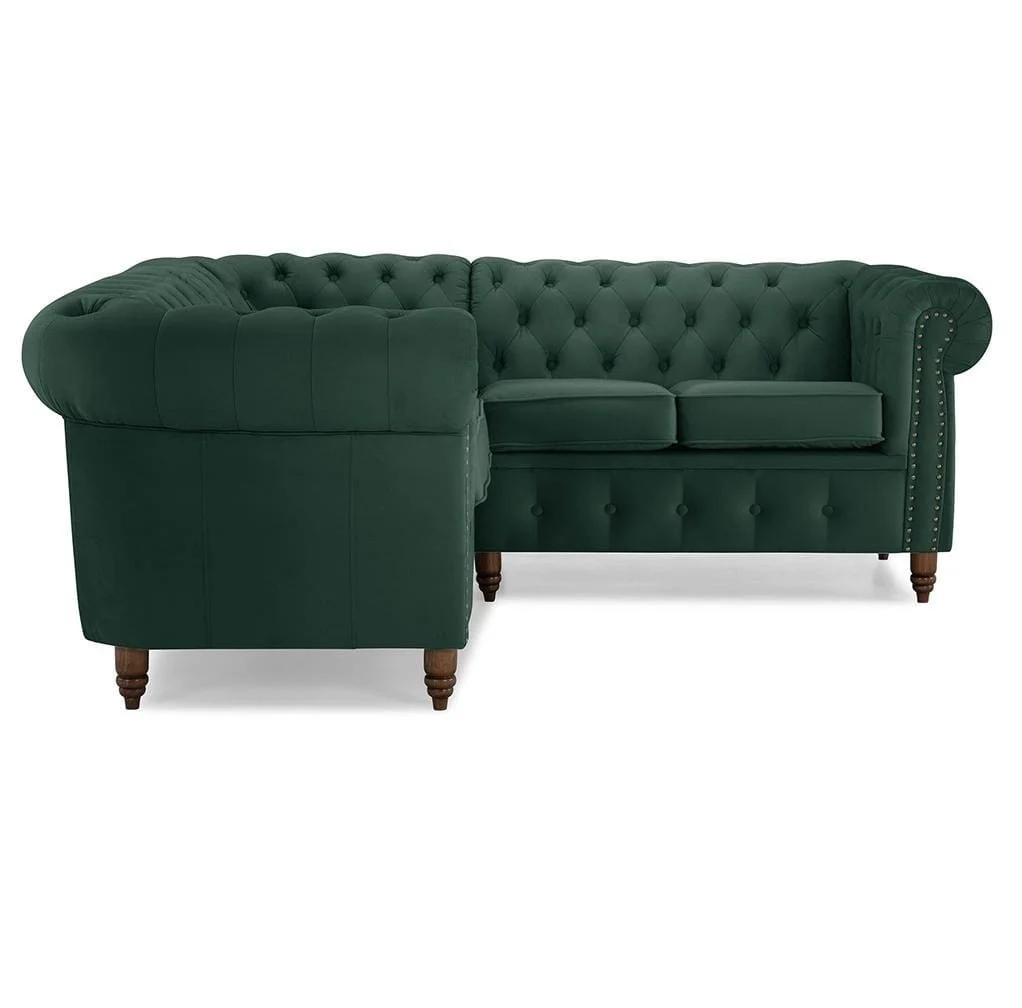 Narożnik pięcioosobowy pikowany Chesterfield VINCENT 208x208 — Riviera 38