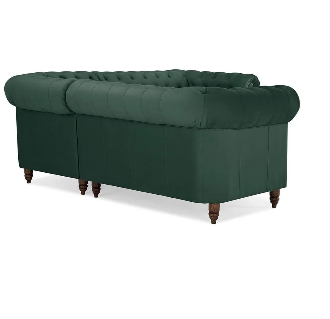Narożnik pięcioosobowy pikowany Chesterfield VINCENT 208x208 — Riviera 38