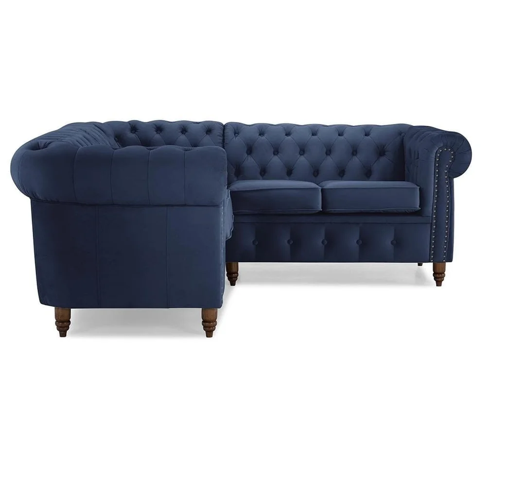 Narożnik pięcioosobowy pikowany Chesterfield VINCENT 208x208 — Amore 15