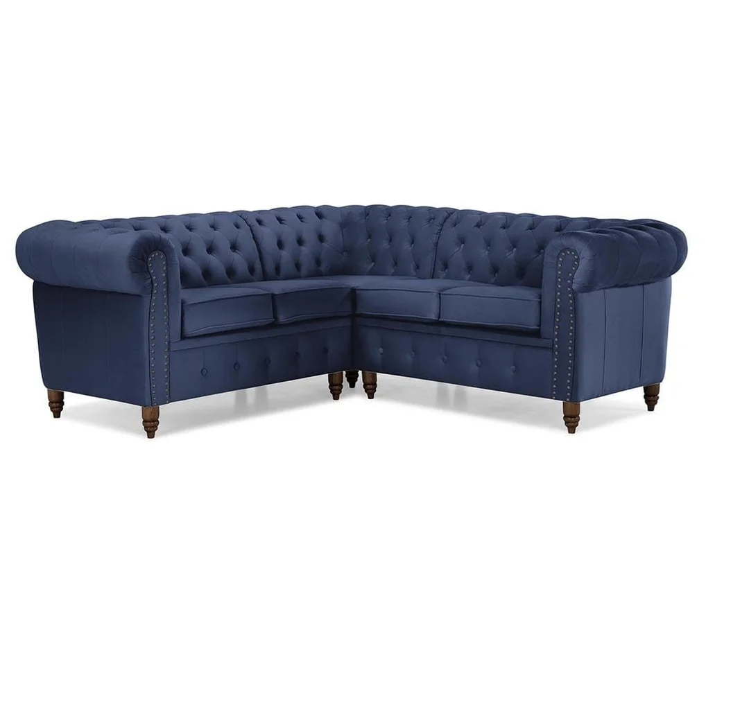 Narożnik pięcioosobowy pikowany Chesterfield VINCENT 208x208 — Amore 15