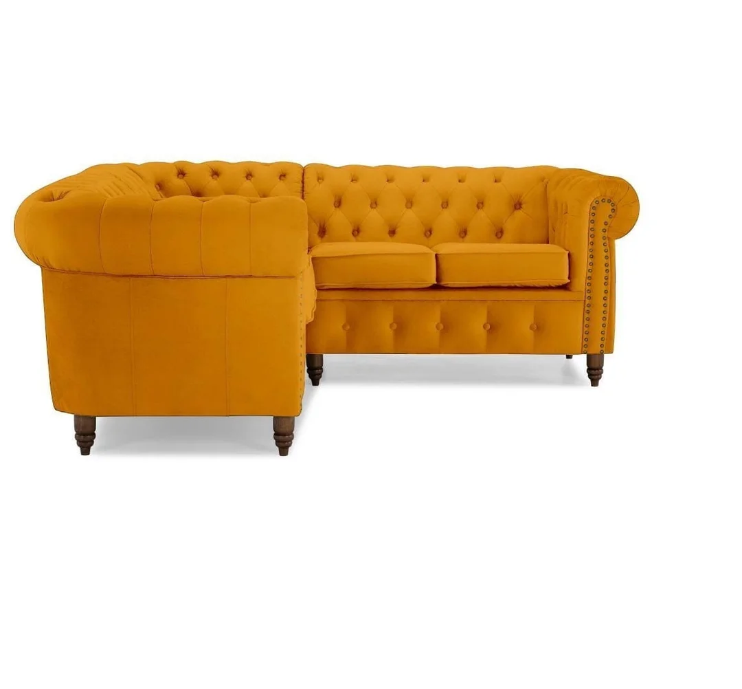 Narożnik pięcioosobowy pikowany Chesterfield VINCENT 208x208 — Magic Velvet 2228