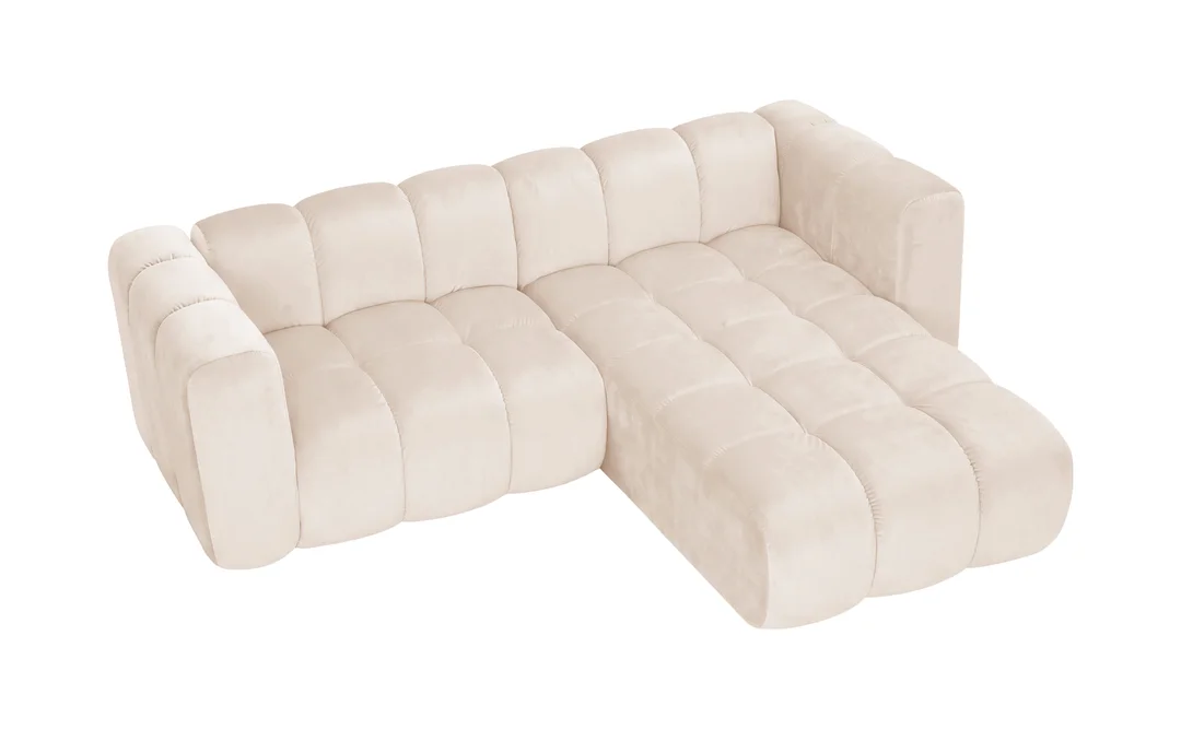 Narożnik modułowy Coronari trzyosobowy z elastyczną konfiguracją 228x177 — Magic Velvet 2250