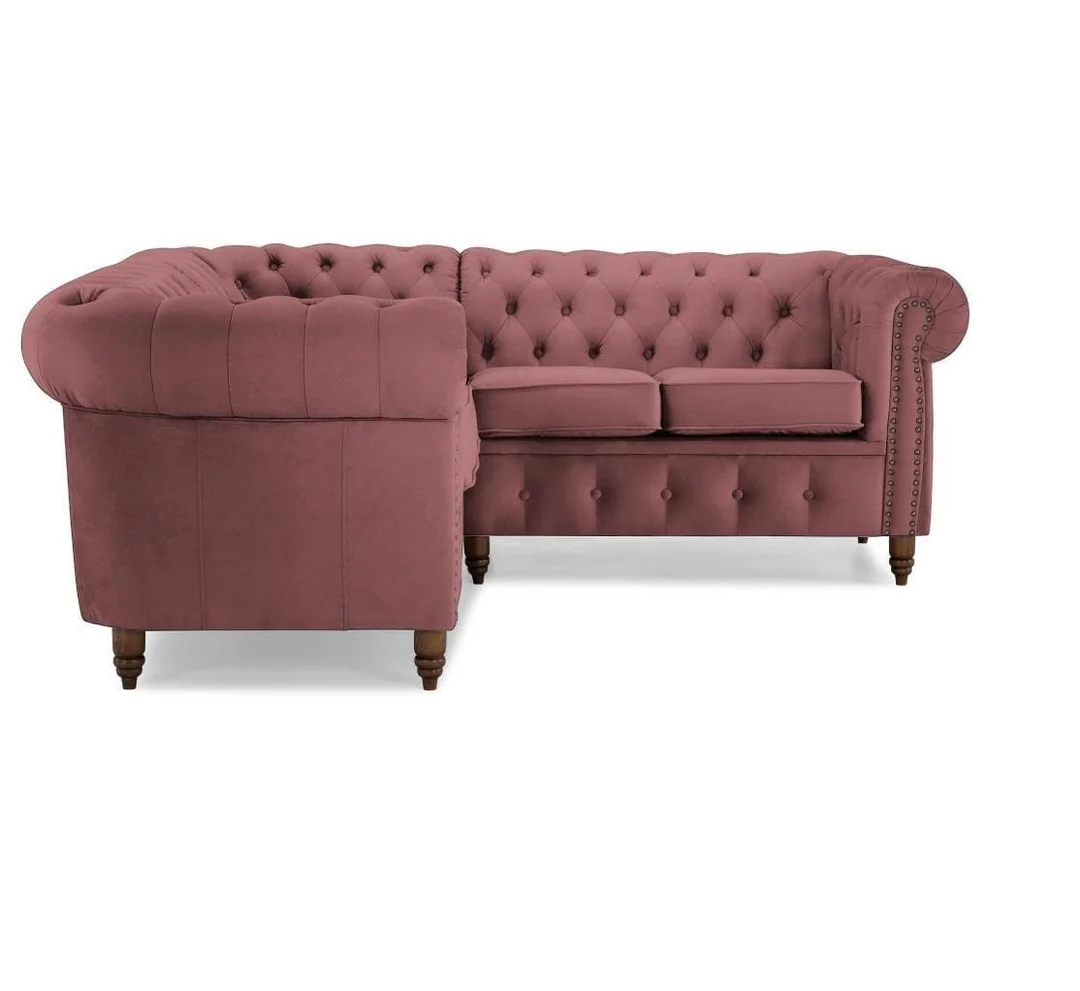 Narożnik pięcioosobowy pikowany Chesterfield VINCENT 208x208 — Magic Velvet 2258