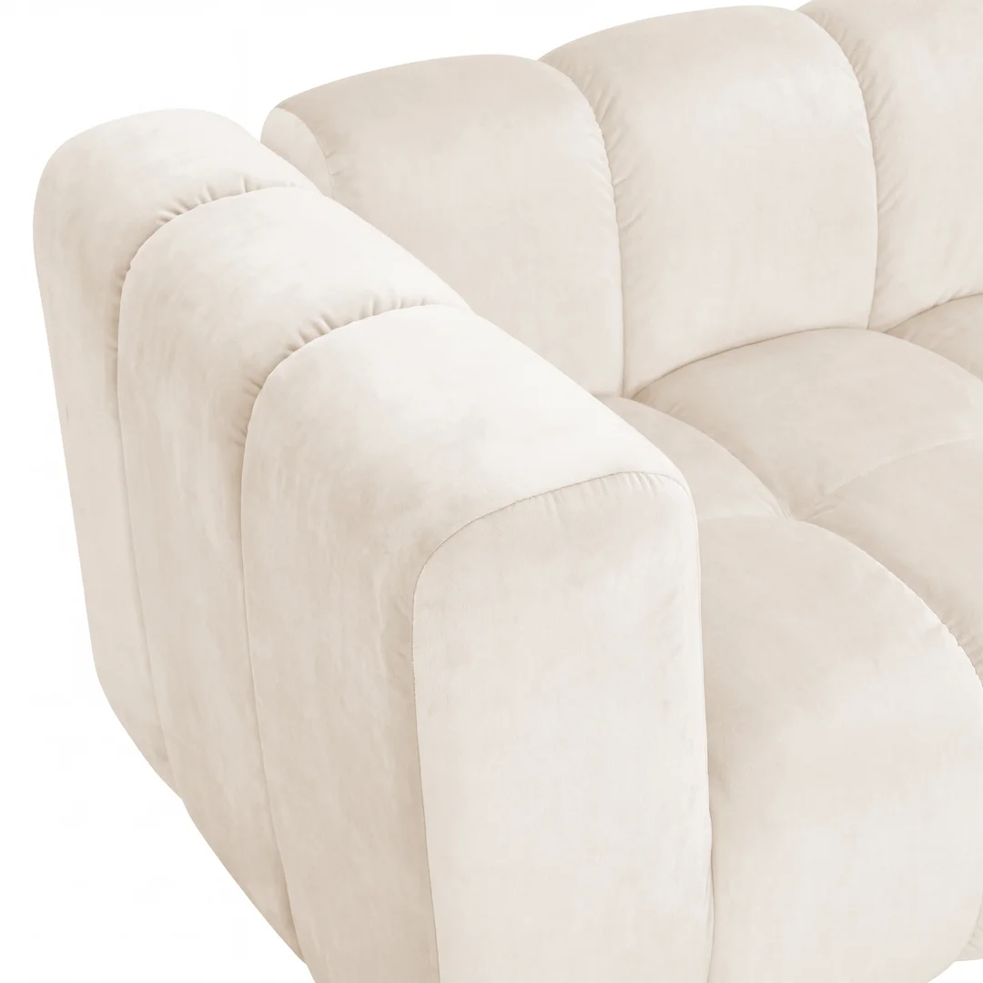 Narożnik modułowy Coronari trzyosobowy z elastyczną konfiguracją 228x177 — Magic Velvet 2250