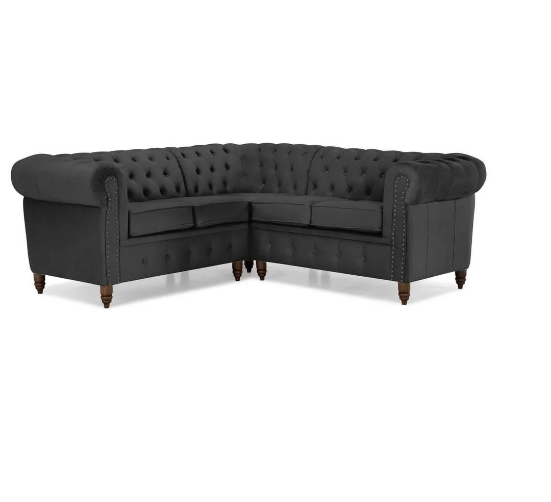 Narożnik pięcioosobowy pikowany Chesterfield VINCENT 208x208 — Riviera 95