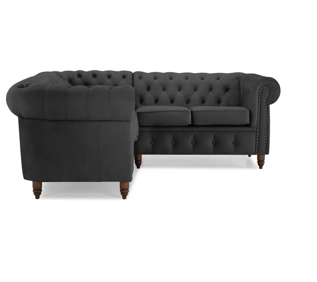 Narożnik pięcioosobowy pikowany Chesterfield VINCENT 208x208 — Riviera 95