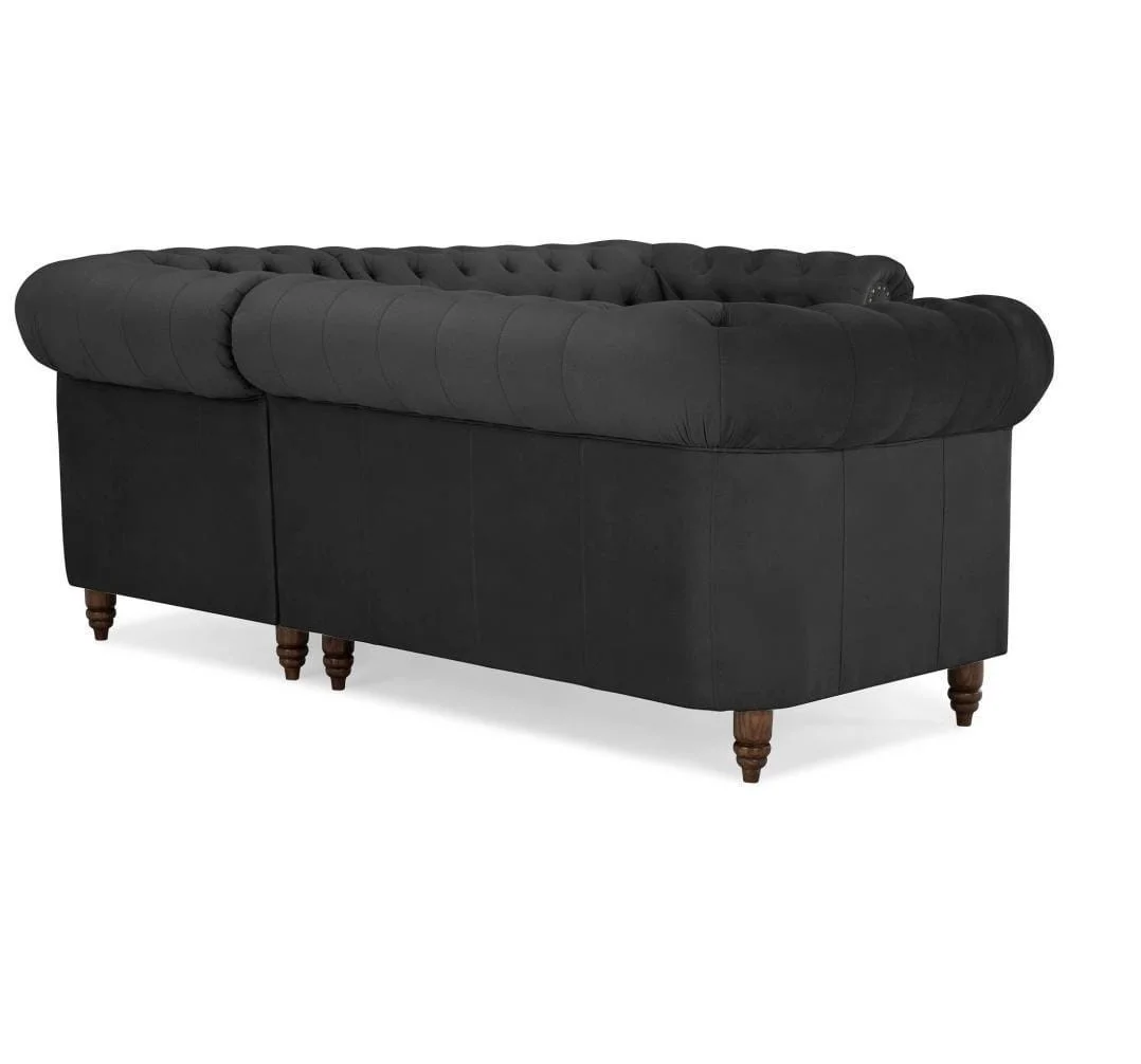Narożnik pięcioosobowy pikowany Chesterfield VINCENT 208x208 — Riviera 95