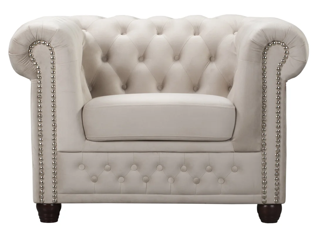 Zestaw mebli pikowanych Chesterfield 3+1 FELIX — Riviera 21