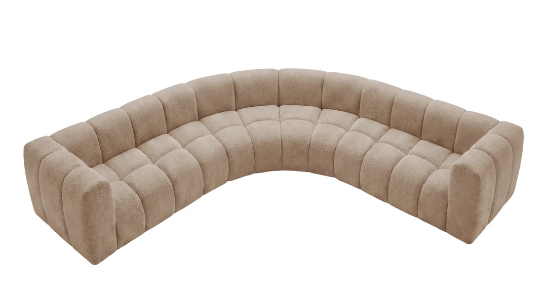 Narożnik modułowy Coronari pięcioosobowy z elastyczną konfiguracją 305x305 — Catch me 5