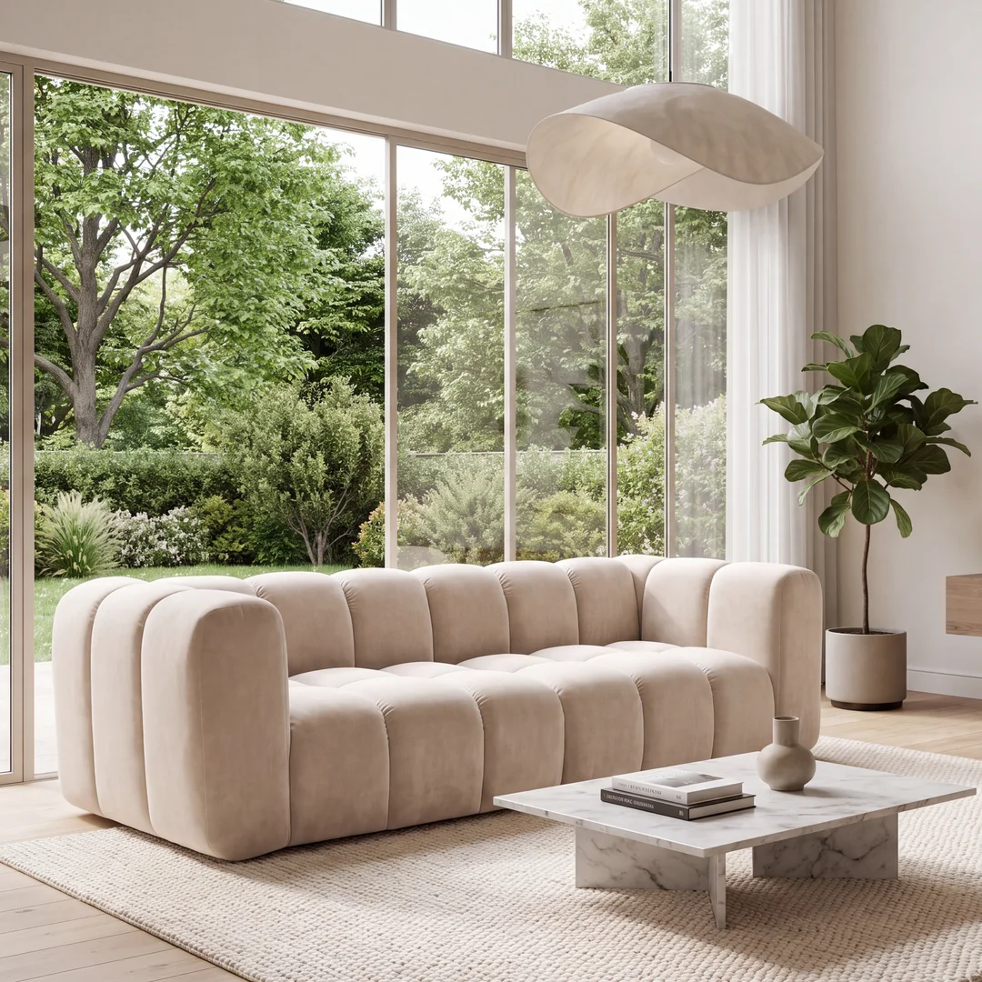 Sofa modułowa Coronari trzyosobowa z elastyczną konfiguracją 228x89 — Magic Velvet 2250