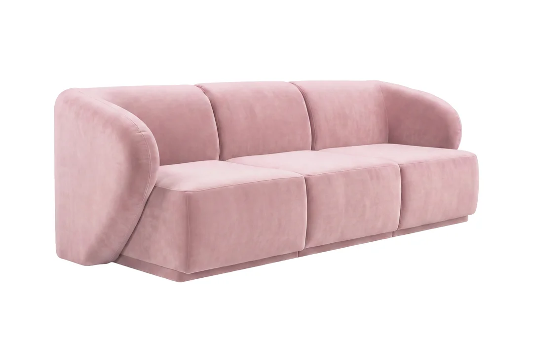 Sofa modułowa Mondavi trzyosobowa z elastyczną konfiguracją 248x95 — Magic Velvet 2269