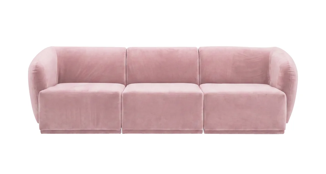 Sofa modułowa Mondavi trzyosobowa z elastyczną konfiguracją 248x95 — Magic Velvet 2269