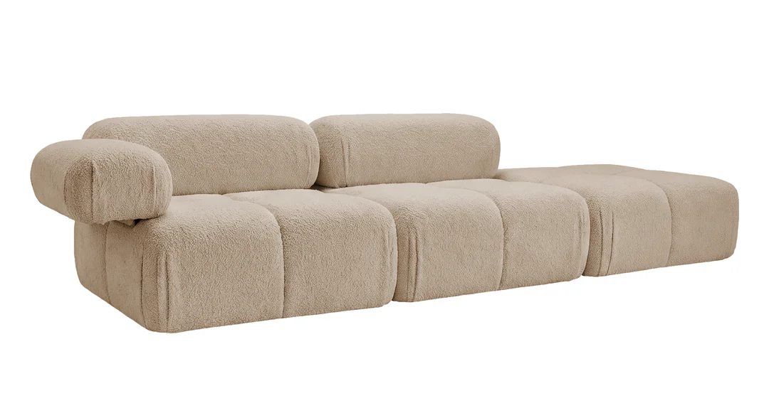 Sofa modułowa Ovalia czteroosobowa z elastyczną konfiguracją 288x96 — Quelle 05