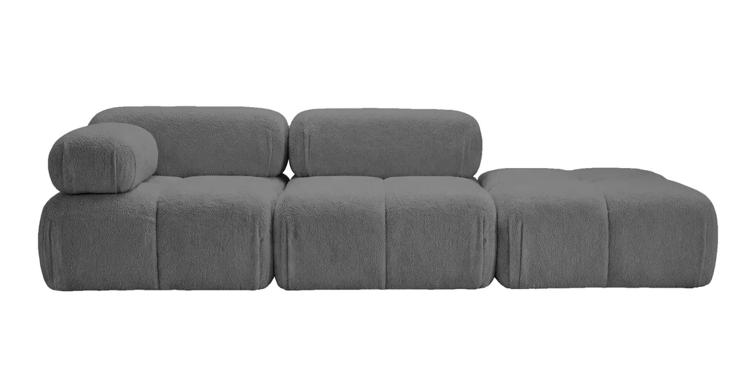 Sofa modułowa Ovalia czteroosobowa z elastyczną konfiguracją 288x96 — Quelle 92