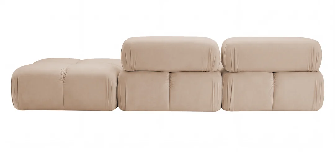 Sofa modułowa Ovalia czteroosobowa z elastyczną konfiguracją 288x96 — Magic Velvet 2281