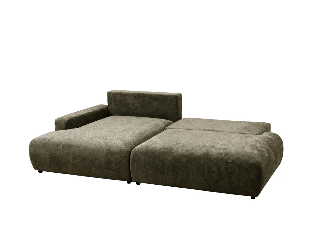 Nowoczesny narożnik L-kształtny czteroosobowy z funkcją spania Merlin 238x140 — Vibe 39