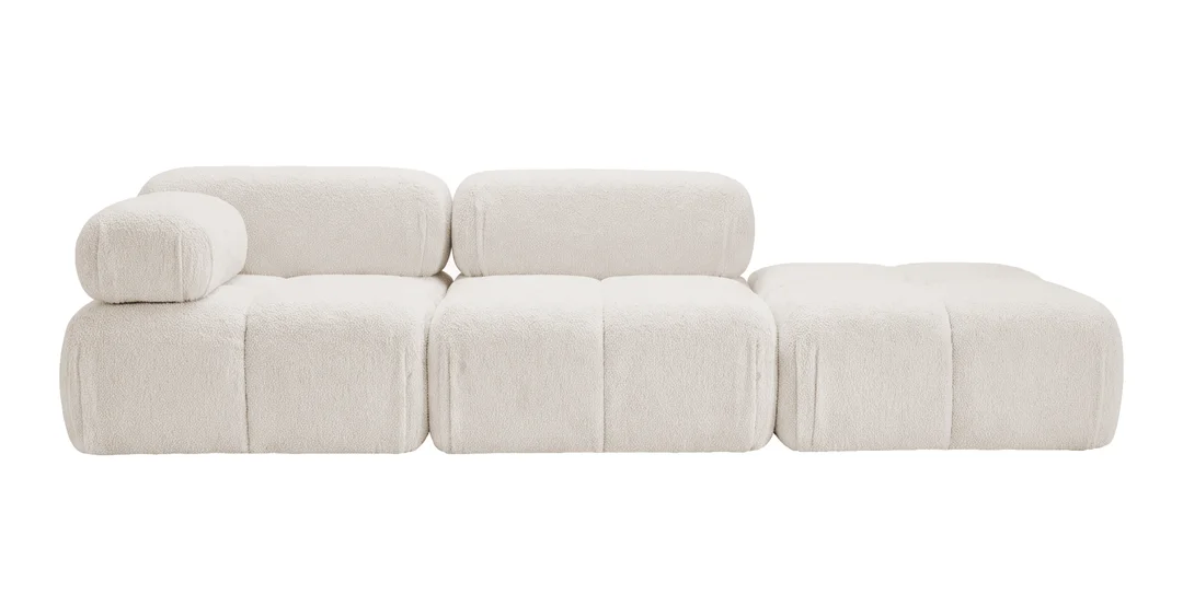 Sofa modułowa Ovalia czteroosobowa z elastyczną konfiguracją 288x96 — Quelle 01