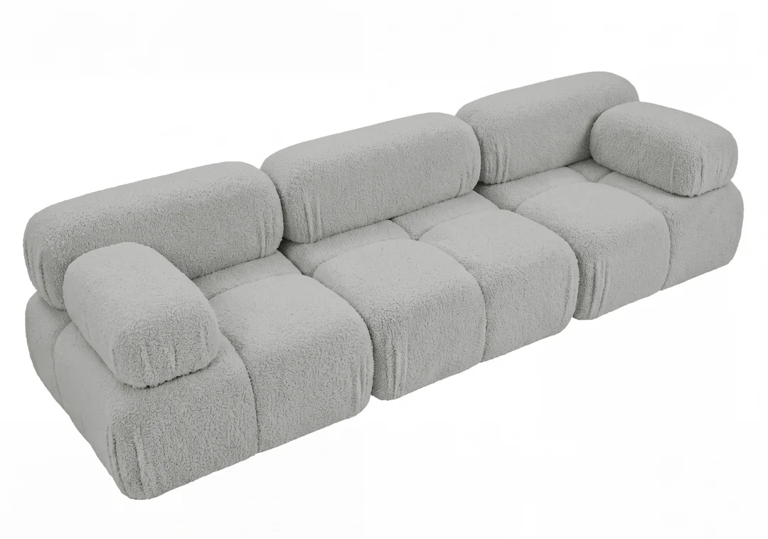 Sofa modułowa Ovalia trzyosobowa z elastyczną konfiguracją 288x96 — Quelle 83