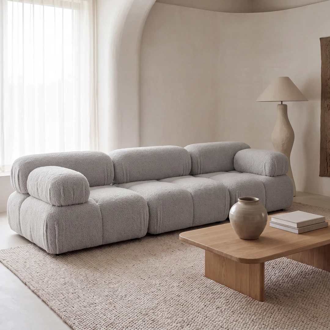 Sofa modułowa Ovalia trzyosobowa z elastyczną konfiguracją 288x96 — Quelle 83