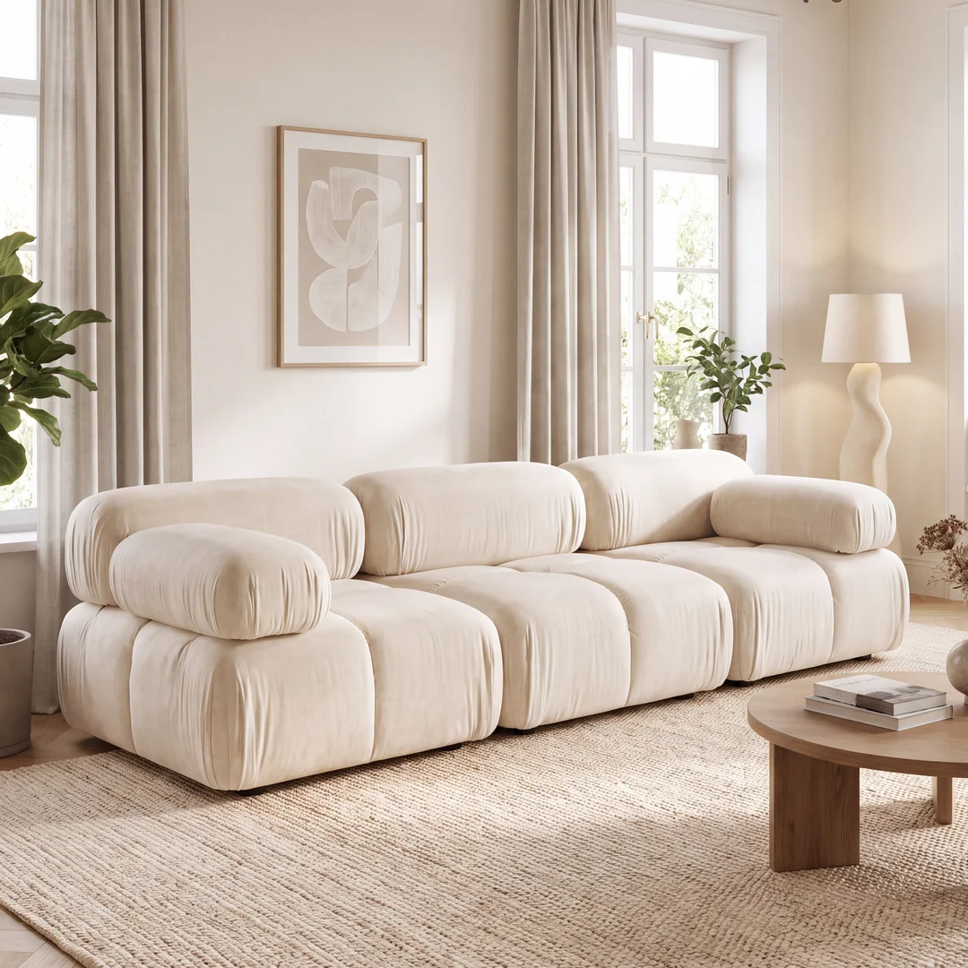 Sofa modułowa Ovalia trzyosobowa z elastyczną konfiguracją 288x96 — zdjęcie 9