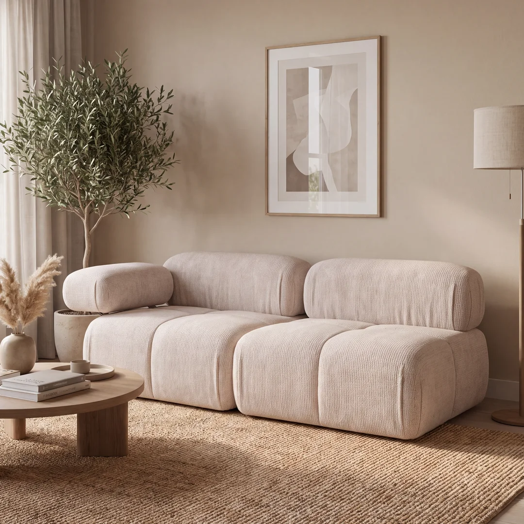 Sofa modułowa Ovalia dwuosobowa z elastyczną konfiguracją 192x96 — Aragon 03