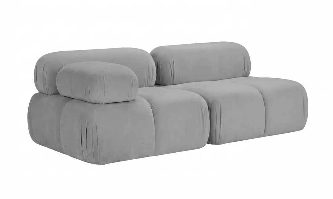 Sofa modułowa Ovalia dwuosobowa z elastyczną konfiguracją 192x96 — Magic Velvet 2218