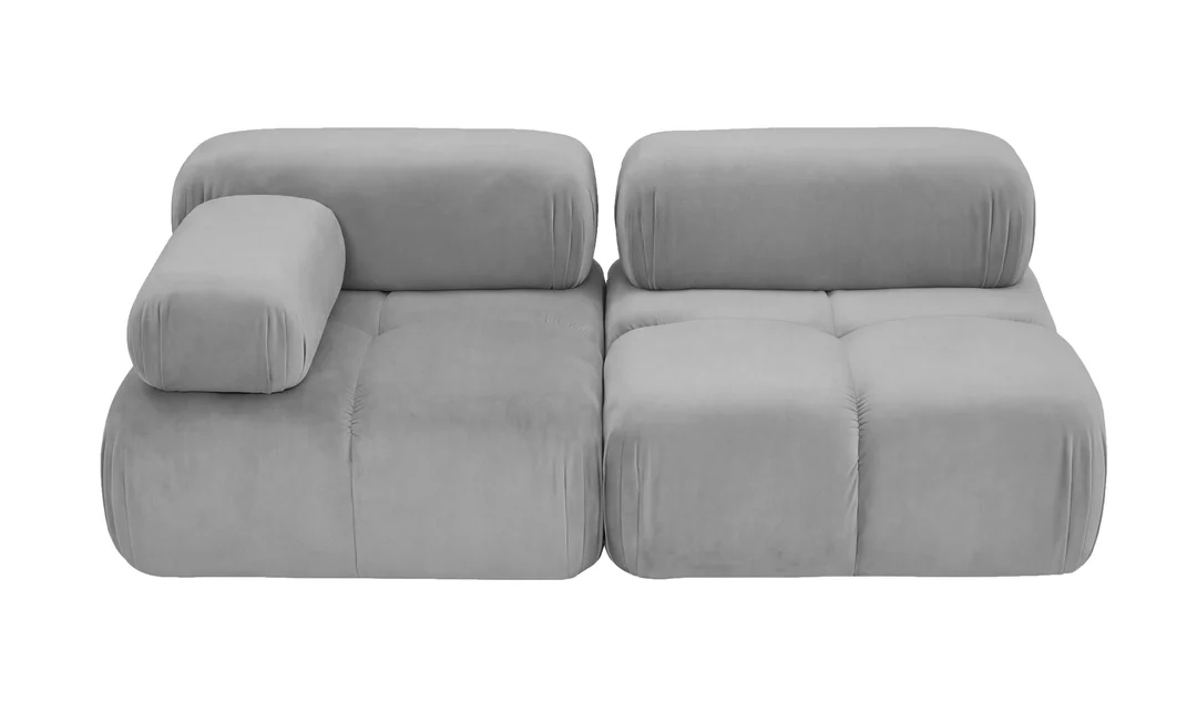 Sofa modułowa Ovalia dwuosobowa z elastyczną konfiguracją 192x96 — Magic Velvet 2218