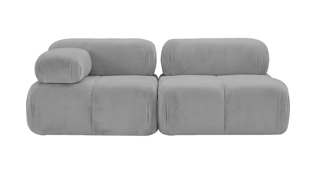 Sofa modułowa Ovalia dwuosobowa z elastyczną konfiguracją 192x96 — Magic Velvet 2218