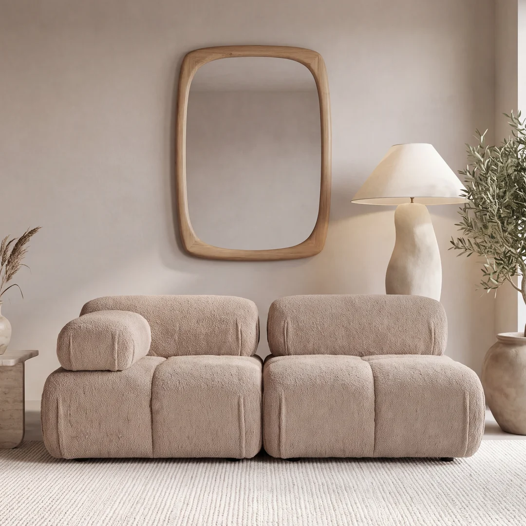 Sofa modułowa Ovalia dwuosobowa z elastyczną konfiguracją 192x96 — Catch me 5