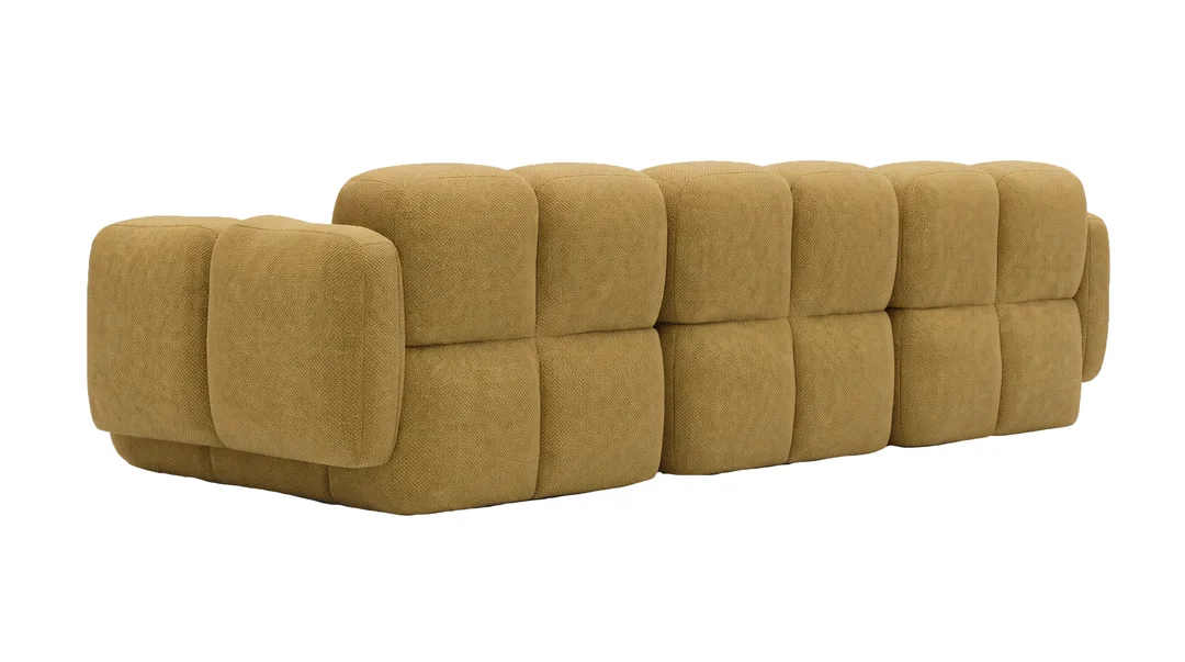 Sofa modułowa Vinci trzyosobowa z elastyczną konfiguracją 302x118 — Storm 48