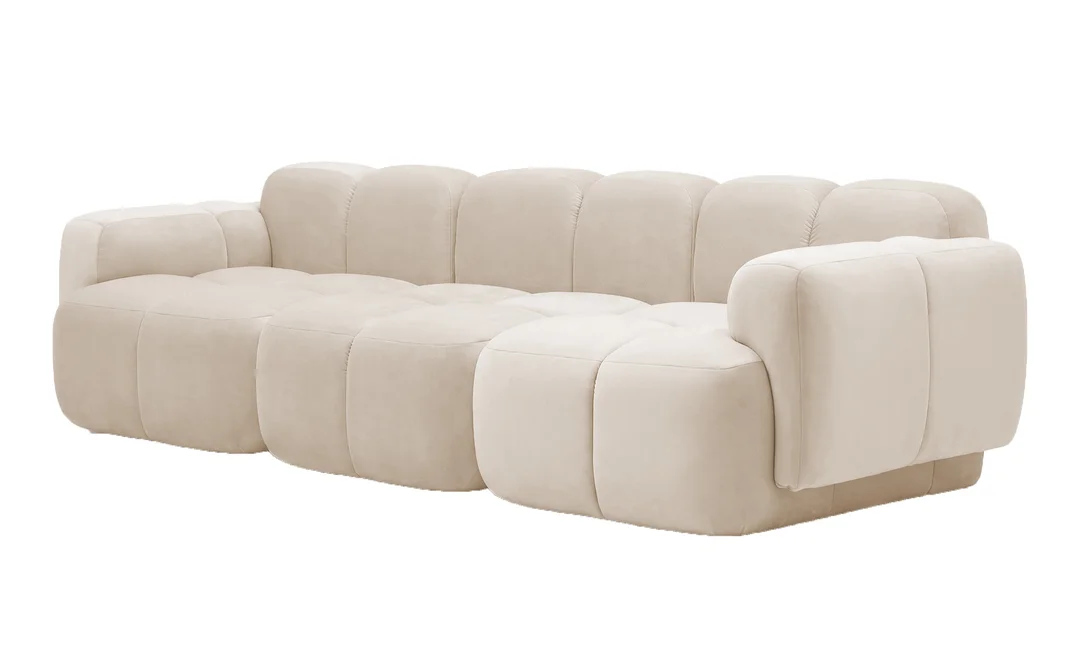 Sofa modułowa Vinci trzyosobowa z elastyczną konfiguracją 302x118 — Riviera 02