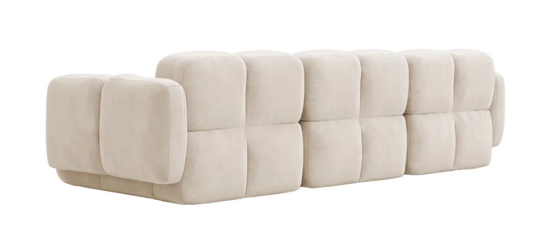 Sofa modułowa Vinci trzyosobowa z elastyczną konfiguracją 302x118 — Riviera 02