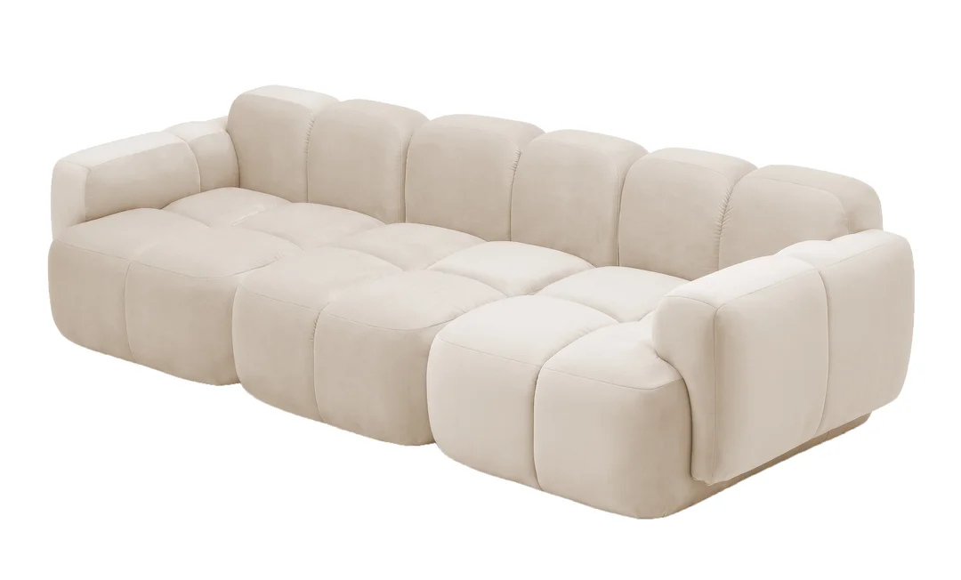 Sofa modułowa Vinci trzyosobowa z elastyczną konfiguracją 302x118 — Riviera 02