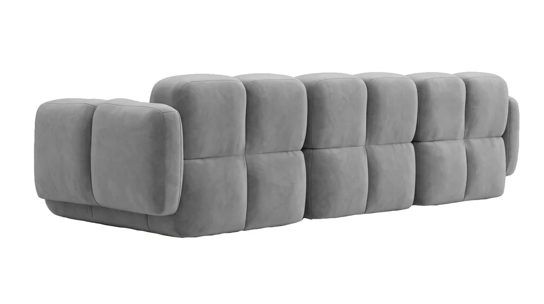 Sofa modułowa Vinci trzyosobowa z elastyczną konfiguracją 302x118 — Riviera 91