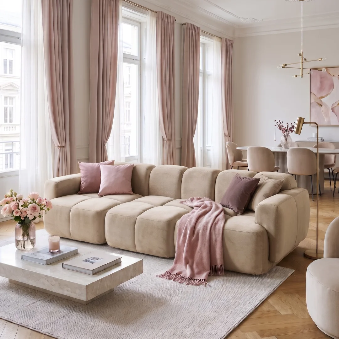 Sofa modułowa Vinci trzyosobowa z elastyczną konfiguracją 302x118 — Riviera 12