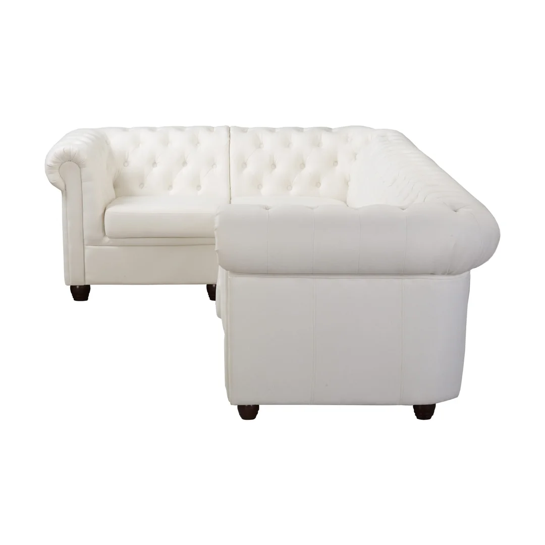 Narożnik pięcioosobowy pikowany 1+E+3 Chesterfield SYDNEY 264x156 — Solid 03