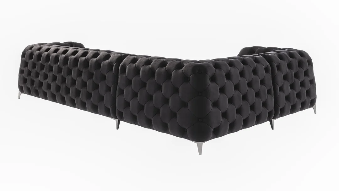 Narożnik pięcioosobowy pikowany KALIFORNIA 1+E+3 Chesterfield glamour 328x205 — Riviera 100
