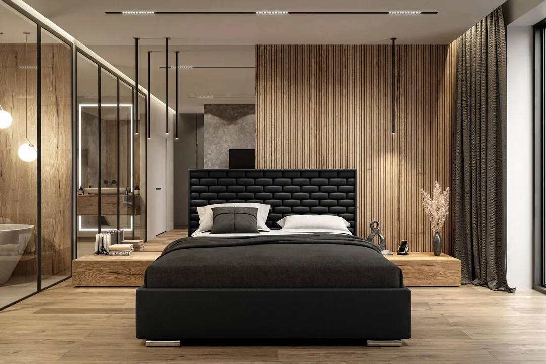 Łóżko tapicerowane glamour KING BED — zdjęcie 5