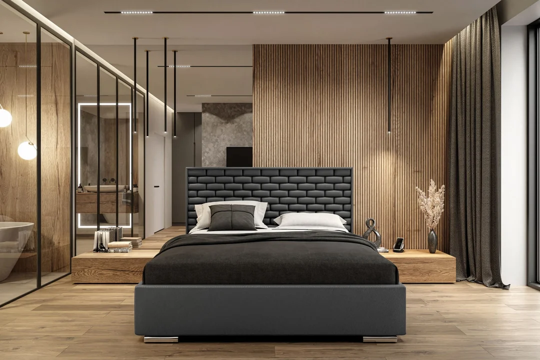 Łóżko tapicerowane glamour KING BED — zdjęcie 6