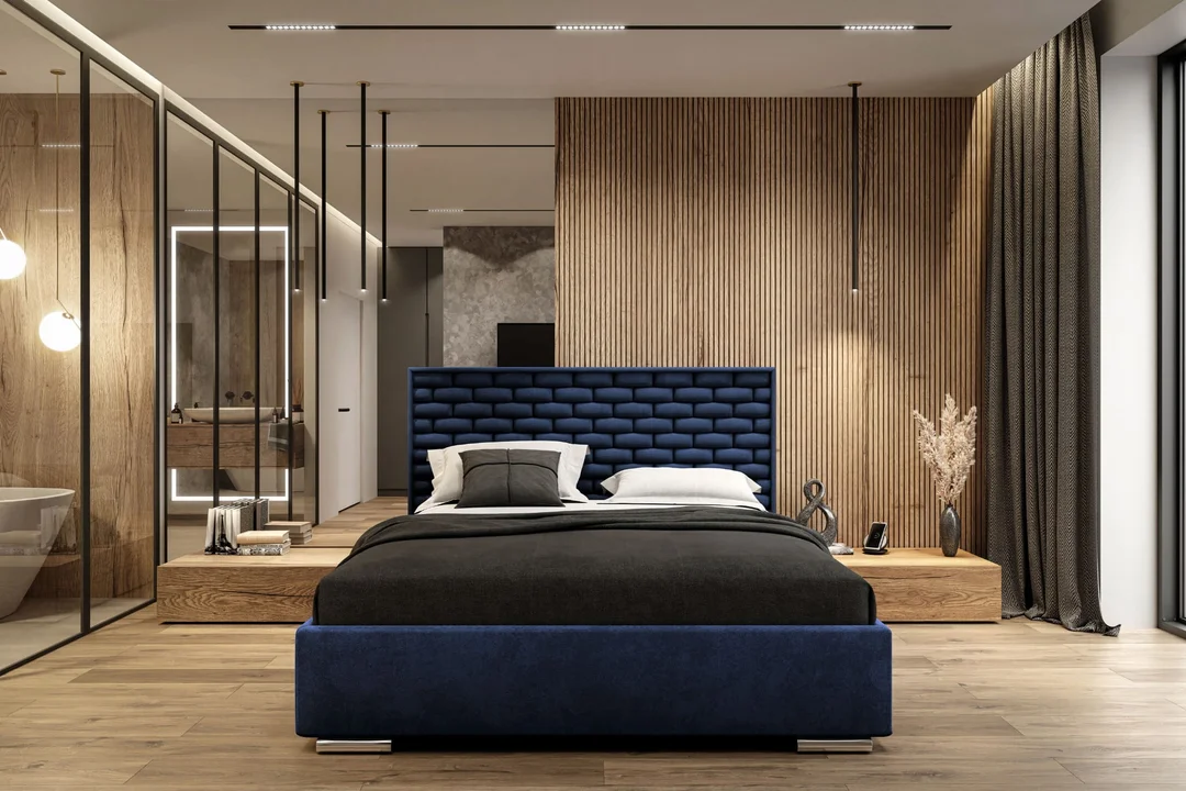 Łóżko tapicerowane glamour KING BED — zdjęcie 7