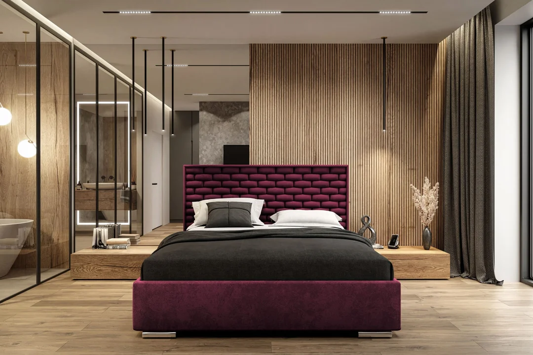 Łóżko tapicerowane glamour KING BED — zdjęcie 8