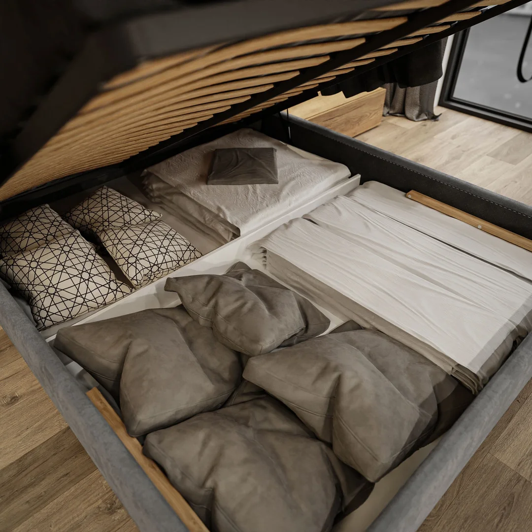 Łóżko tapicerowane glamour KING BED — zdjęcie 9